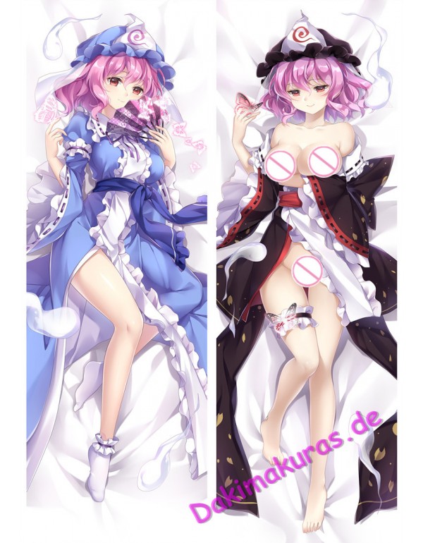 Yuyuko Saigyouji - Touhou Project Dakimakura 3d Kissen japanischen Anime Kissenbezug