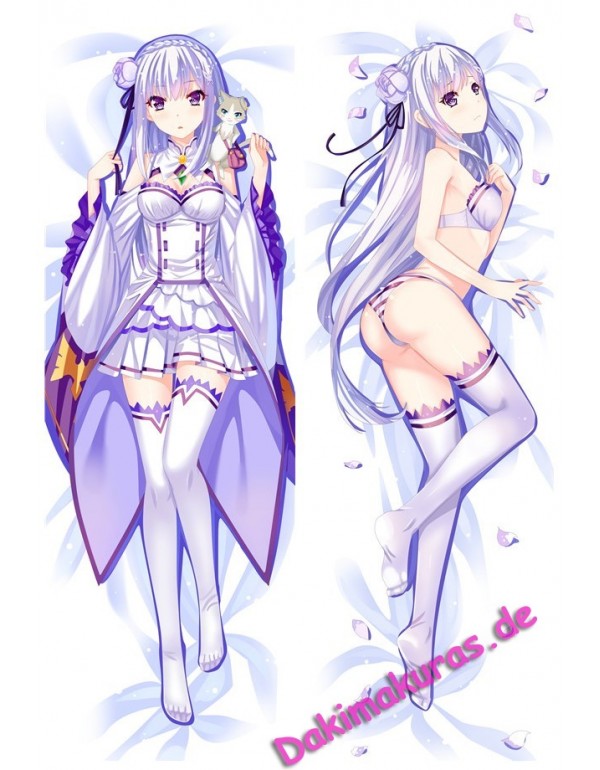 Emilia - Re Zero Dakimakura kissen Billig Anime Ki...