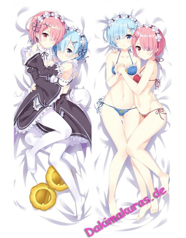 Ram and Rem - Re Zero Anime körper kissen günsti...