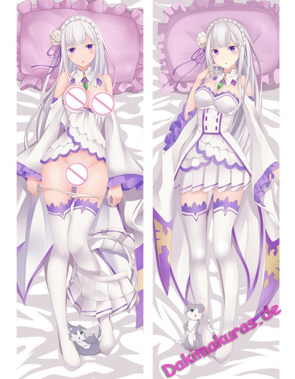 Emilia - Re:Zero Body hug Dakimakura 3d Kissen japanischen Anime Kissenbezug