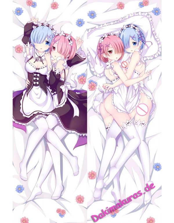 Rem and Ram - Re:Zero Anime Kissenbezug Dakimakura bezug kaufen