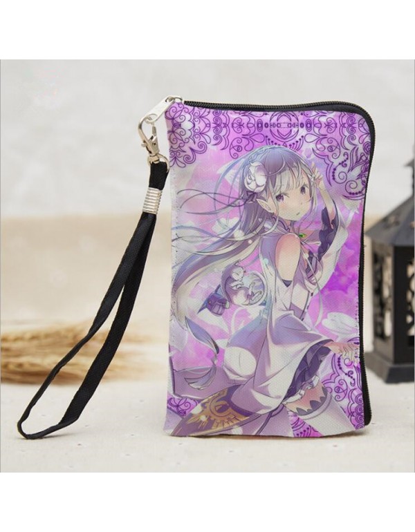 Conditional Free Gifts - Emilia -Re Zero Multifunctional Phone Bag