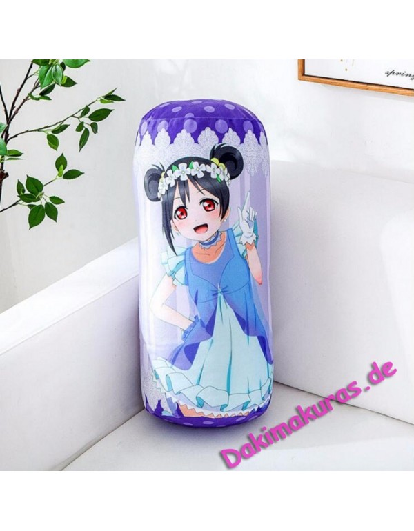 Love Live Anime Comfort Neck and Support Mini Round Roll Bolster Dakimakura Kissen