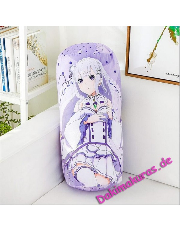 Emilia Re:Zero Natural Velvet Softness Comfortable Round Daki Kissen