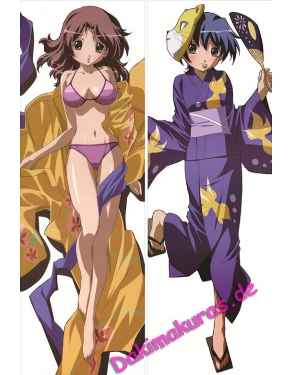 Uta-Kata - Keiko Takamura - Satsuki Takigawa Anime Dakimakura bezug Love Körper Kissenbezug