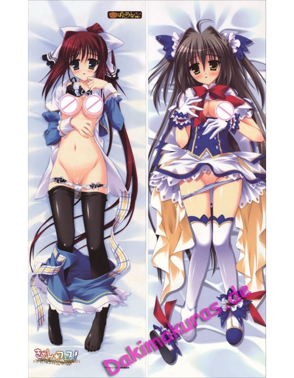 Can Fes! Itazura Majo to Naisho no Gakuensai - Toyohime Minori - Aigusa Mari Anime Dakimakura Kissenbezug