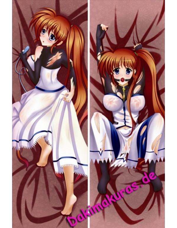 WOW colleagues original New Anime Magical Girl Lyrical Nanoha Nanoha Takamachi Combat Suit PillowCase