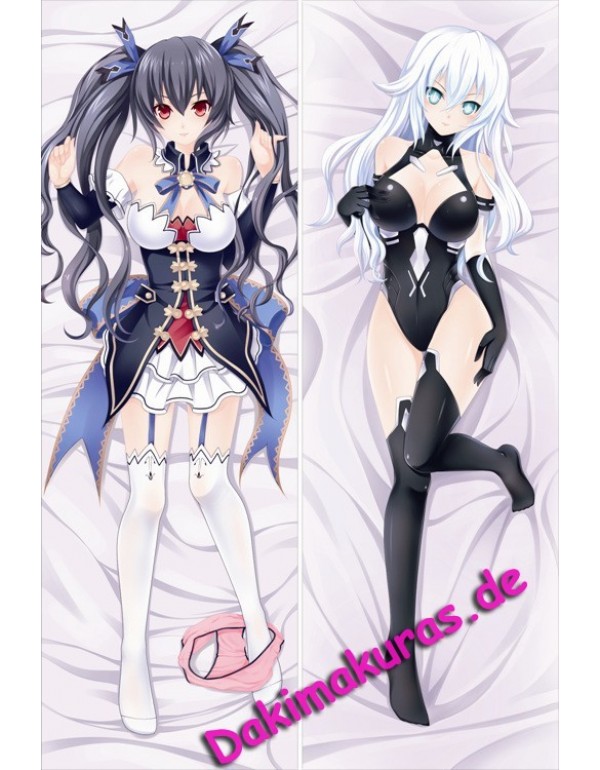 New Anime Video Game Hyperdimension Neptunia black Heart Noire Dakimakura kissenCover