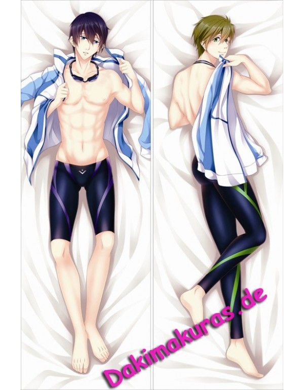 Free Iwatobi Swim Club - Haruka Nanase - Makoto Tachibana Anime Dakimakura bezug Umarmungs Körper Kissenbezug