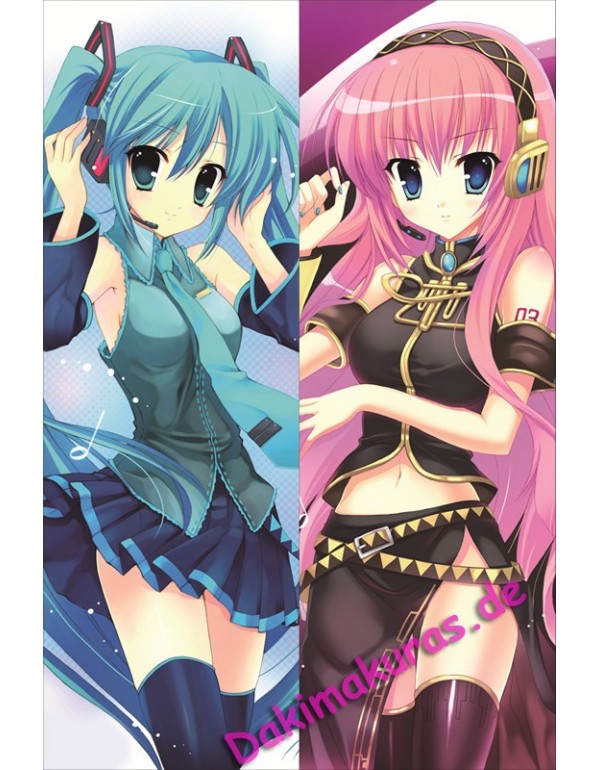 Vocaloid - Hatsune Miku + Luka Megurine Anime Dakimakura bezug Love Körper Kissenbezug