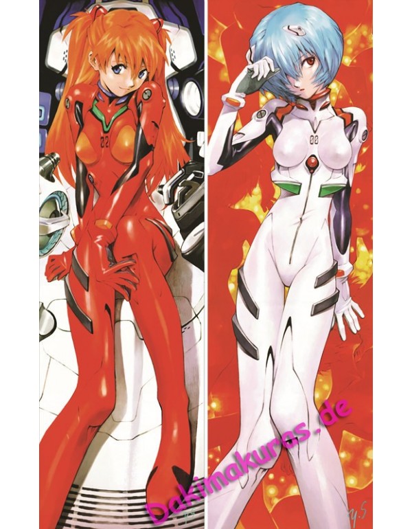 Neon Genesis Evangelion - Rei Ayanami - Asuka Langley Soryu Anime Dakimakura Kissenbezug