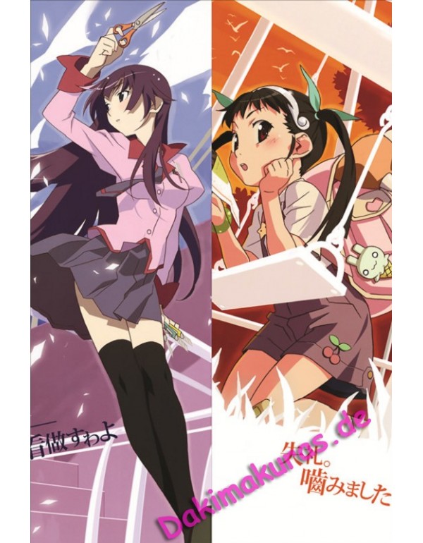 Bakemonogatari - Hitagi Senjougahara - Mayoi Hachi...