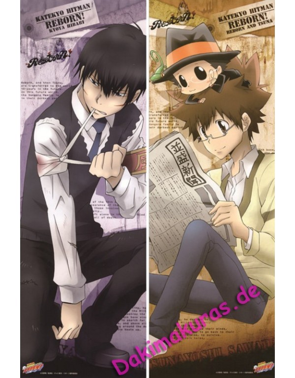 Reborn - Kyoya Hibari - Tsunayoshi Sawada Anime Dakimakura Kissenbezug