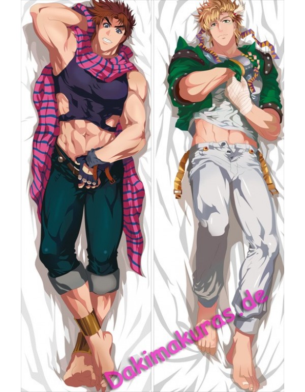 Jojos Bizarre Adventur Jonathan Joestar Caesar Zeppeli Male Dakimakura Anime Dakimakura Kissenbezug