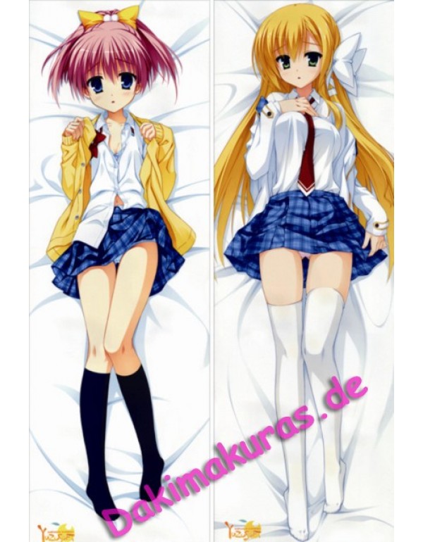 Noble Works - Hinata Kunihiro - Akari Kanemoto Dakimakura bezug anime Kissenbezug