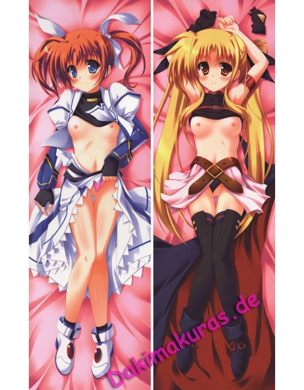 Magical Girl Lyrical Nanoha - Fate Testarossa + Nanoha Takamachi Dakimakura bezug anime Kissenbezug