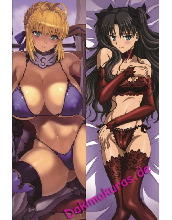 Fate stay night - Saber - Rin Tohsaka Dakimakura b...