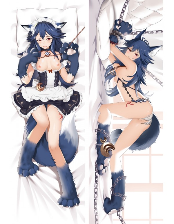 Granblue Fantasy Magic Wolf Fenrir Anime Kissen Dakimakura umarmt Körper Kissenbezüge