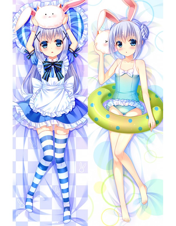 Chino Kafuu - Is the Order Rabbit Anime körper kissen billig dakimakura bedrucken