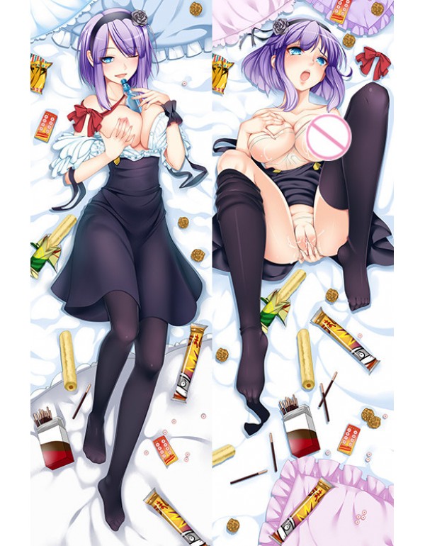 Dagashi Kashi Dakimakura bezug Anime Körper Kisse...