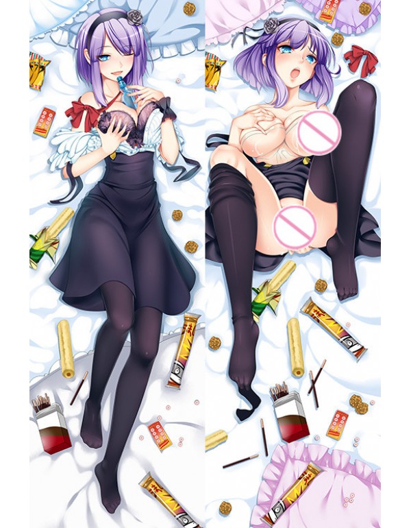 Dagashi Kashi Dakimakura bezug Anime Körper Kisse...