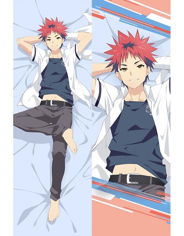 NEUE Sōma Yukihira - Food Wars! Shokugeki no Soma Male Japanischer Charakter Körper Dakimakura Kissenbezug