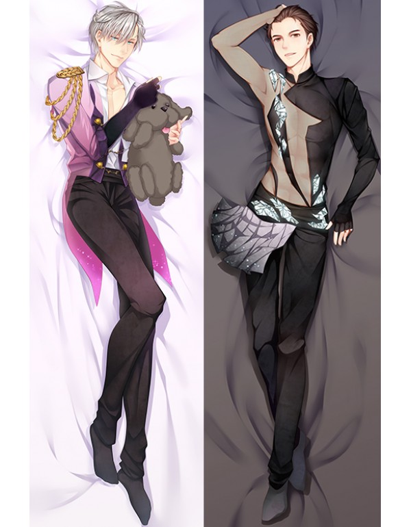 NEUE Viktor Nikiforov and Yuri Katsuki - Yuri on Ice!!! Male Japanischer Charakter Körper Dakimakura Kissenbezug