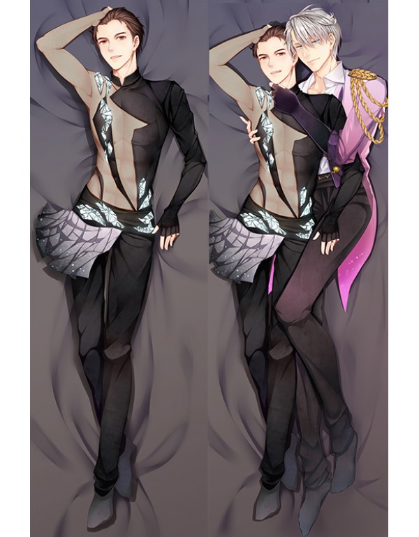 NEUE Viktor Nikiforov and Yuri Katsuki - Yuri on Ice!!! Male Japanischer Charakter Körper Dakimakura Kissenbezug