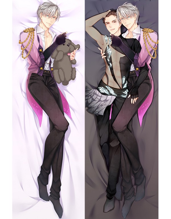 NEUE Viktor Nikiforov and Yuri Katsuki - Yuri on Ice!!! Male Japanischer Charakter Körper Dakimakura Kissenbezug