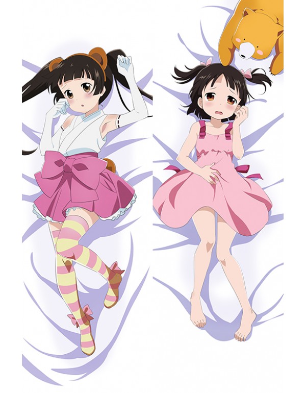 NEUE Machi Amayadori - Kuma Miko Japanischer Charakter Körper Dakimakura Kissenbezug