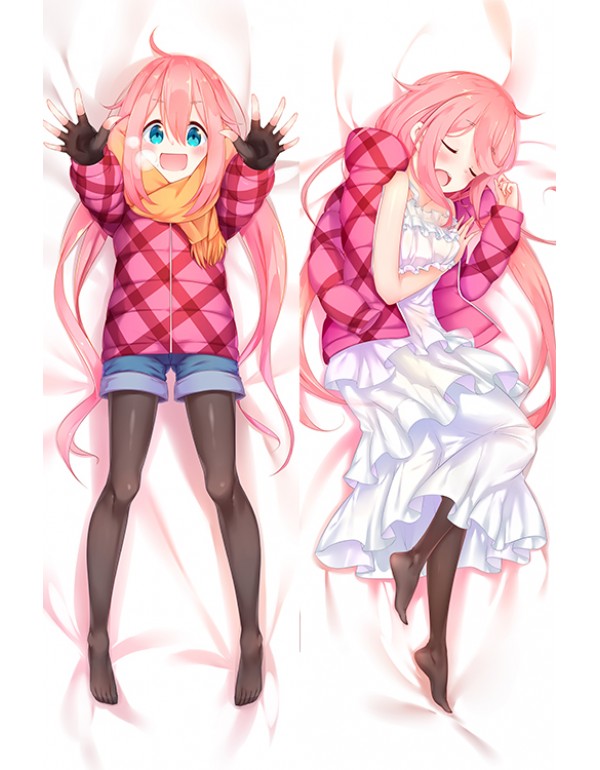 Yuru Camp Nadeshiko Kagamihara Anime Dakimakura japanische Körper Kissenbezug