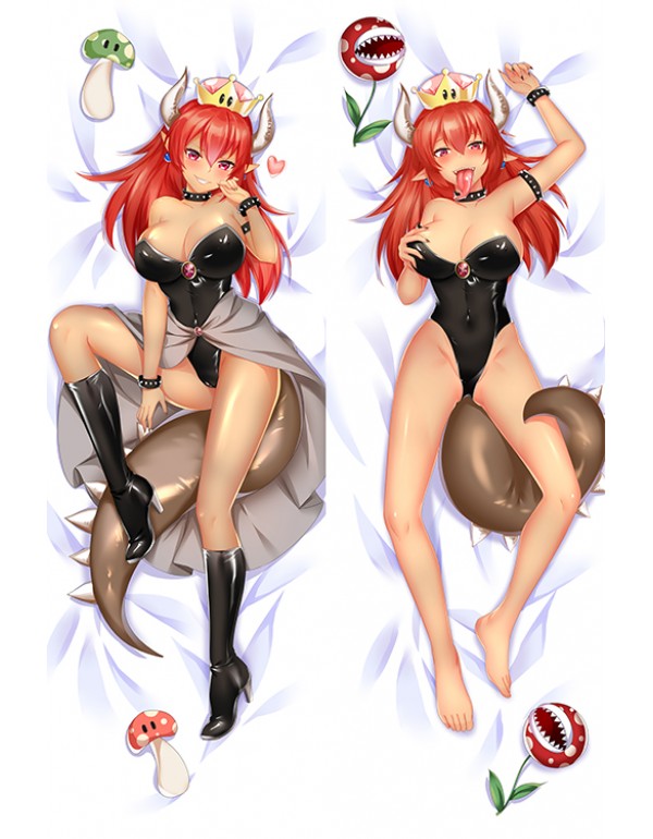 Super Mario Bowsette Princess Bowser Redhead Anime...