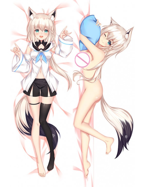 Virtual Youtuber Sirakami Fubuki Dakimakura 3d Kissen japanischen Anime Kissenbezug