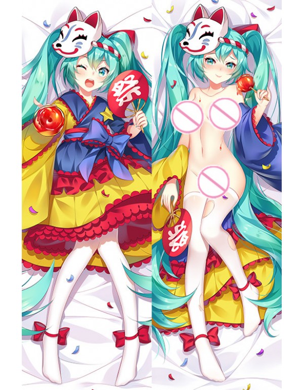 Hatsune Miku Summer Festival Dakimakura 3d Kissen japanischen Anime Kissenbezug