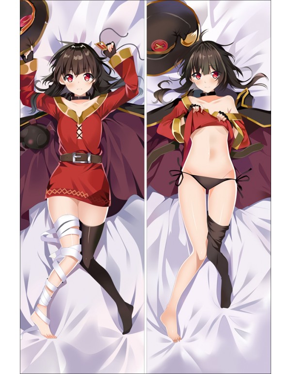 KonoSuba Gods Blessing on This Wonderful World Megumin Dakimakura 3d Kissen japanischen Anime Kissenbezug