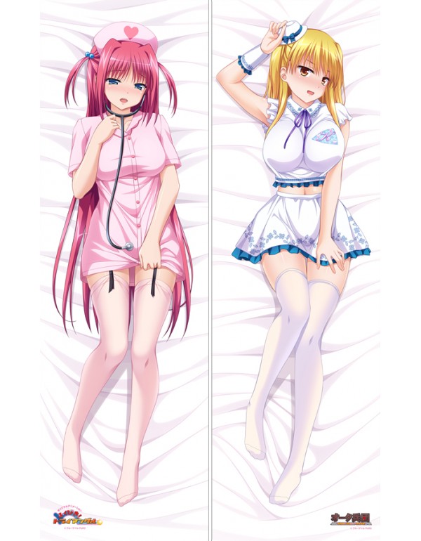 Fluffy Triangle and Oak corps Hua-chan and Misa-chan Dakimakura 3d Kissen japanischen Anime Kissenbezug