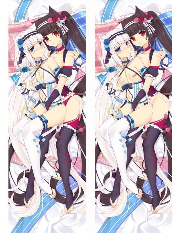 Nekopara Chocola & Vanilla Anime Kissen Dakimakura Umarmungs Körper Kissenbezug