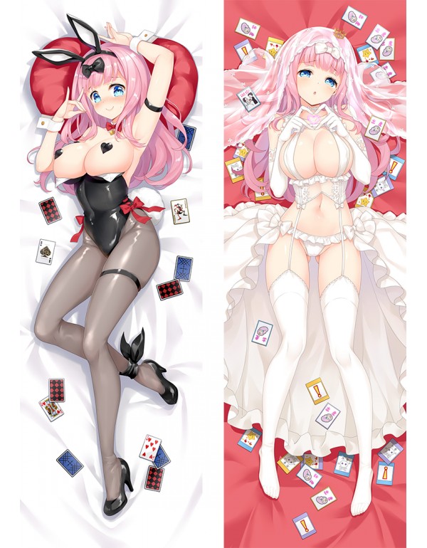 Kaguya-sama Love Is War Fujiwara Chika Anime Kissen Dakimakura Umarmungs Körper Kissenbezug