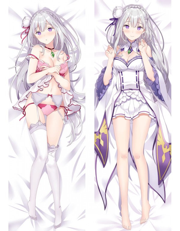 ReZero ? Starting Life in Another World Emilia Dakimakura bezug Anime Körper Kissenbezug