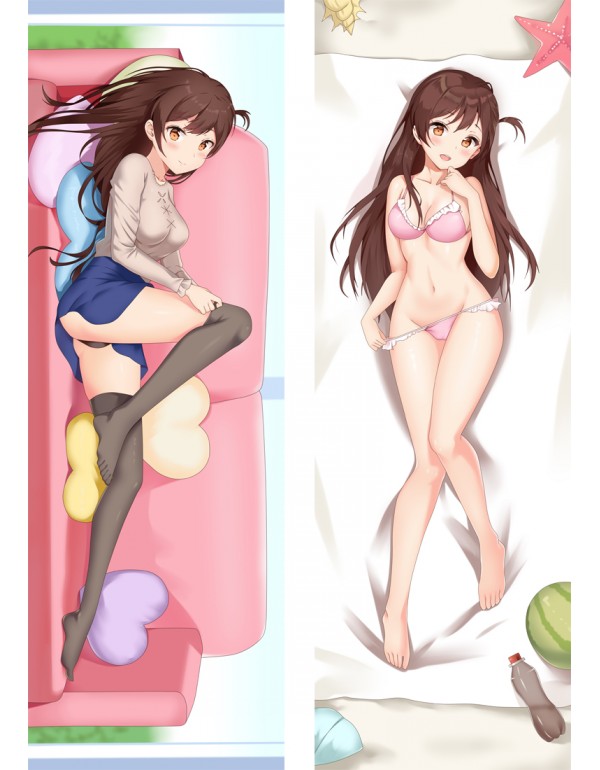 Kanojo, Okarishimasu Mizuhara Chizuru Anime Dakimakura japanische Körper Kissenbezug