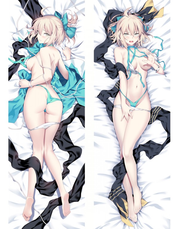 FateGrand Order Okita Souji Japanese Anime-Kopfkissenbezüge des vollen Körpers waifu