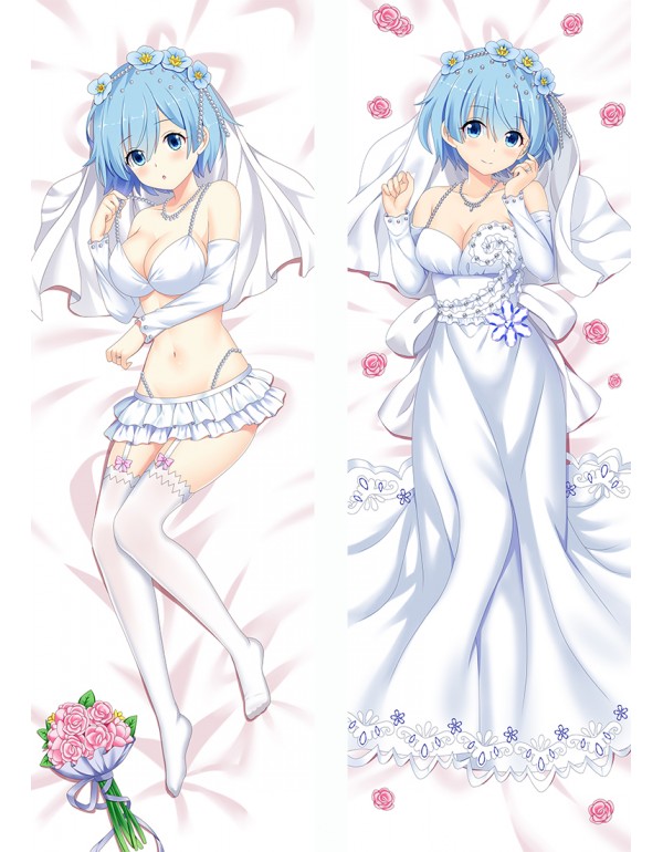 Re:Zero-Starting Life in Another World Rem Dakimakura 3d Kissen japanischen Anime Kissenbezug