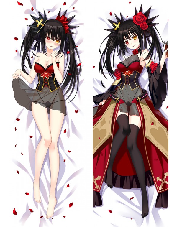 Date A Live Nightmare Tokisaki Kurumi Japanese Anime-Kopfkissenbezüge des vollen Körpers waifu