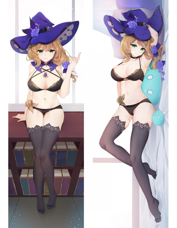 Genshin Impact Lisa Anime Dakimakura japanische Körper Kissenbezug