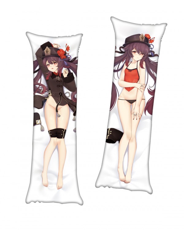 Hu Tao Genshin Impact Japanische Umarmung Dakimaku...