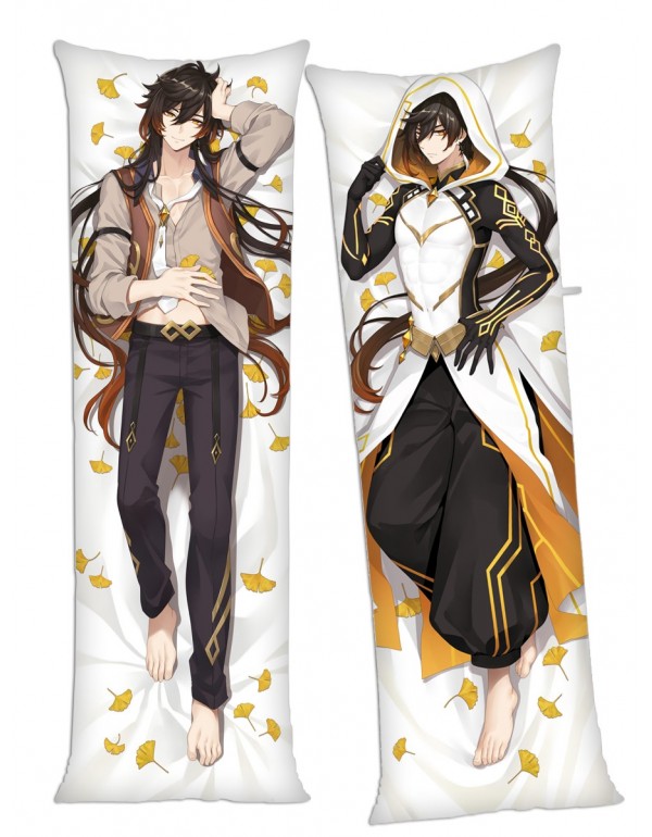 Genshin Impact Zhongli Dakimakura 3d Kissen japanischen Anime Kissenbezug