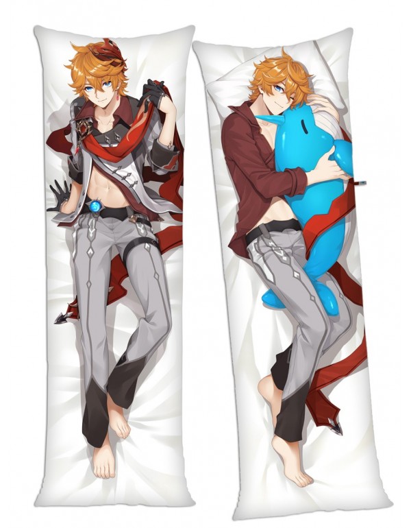 Tartaglia Genshin Impact Dakimakura 3d Kissen japanischen Anime Kissenbezug