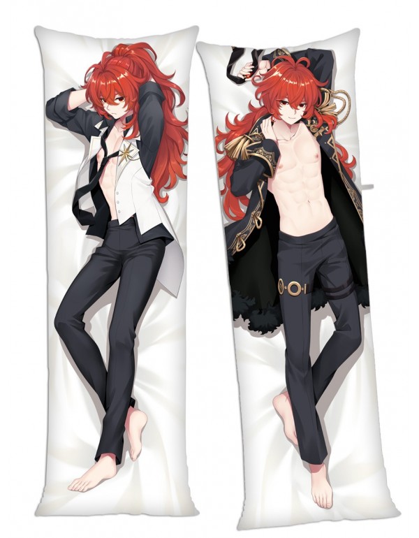 Genshin Impact Diluc Dakimakura 3d Kissen japanisc...