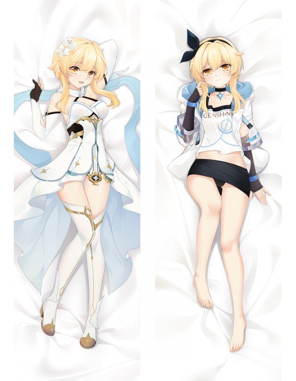 Genshin Impact Lumine Dakimakura kissen Billig Ani...