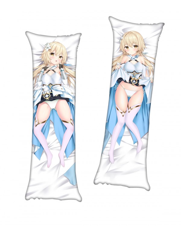 Genshin Impact Lumine Japanische Umarmung Dakimaku...